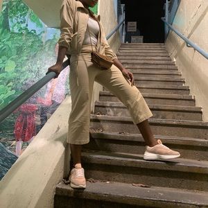 Khaki culottes